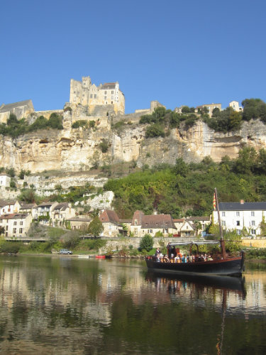 gabare de Beynac sur la Dordogne